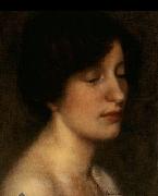 Portrait of the artist's wife, Thomas Cooper Gotch